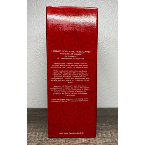 Home for the Holidays Visions of Santa Ornament 8" Christmas - New With Tag - Picture 3 of 12